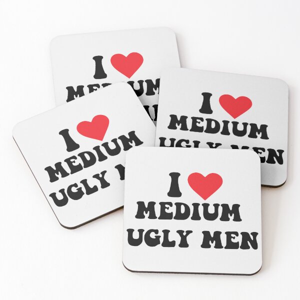 Item preview, I Heart Medium Ugly Men designed and sold by marsh  designs.