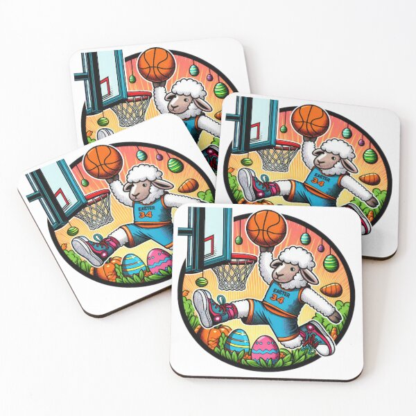 Item preview,  Baa-sketball Easter Funny animals    designed and sold by Expressions-Sel.