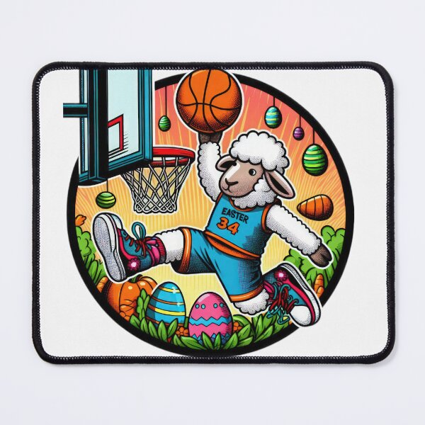 Item preview, Baa-sketball Easter Funny animals designed and sold by Expressions-Sel.