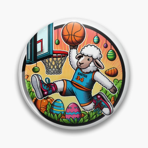 Item preview,  Baa-sketball Easter Funny animals    designed and sold by Expressions-Sel.