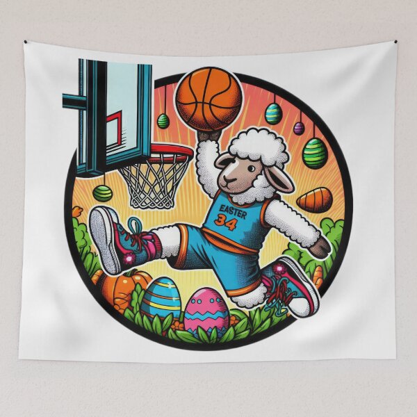 Item preview,  Baa-sketball Easter Funny animals    designed and sold by Expressions-Sel.