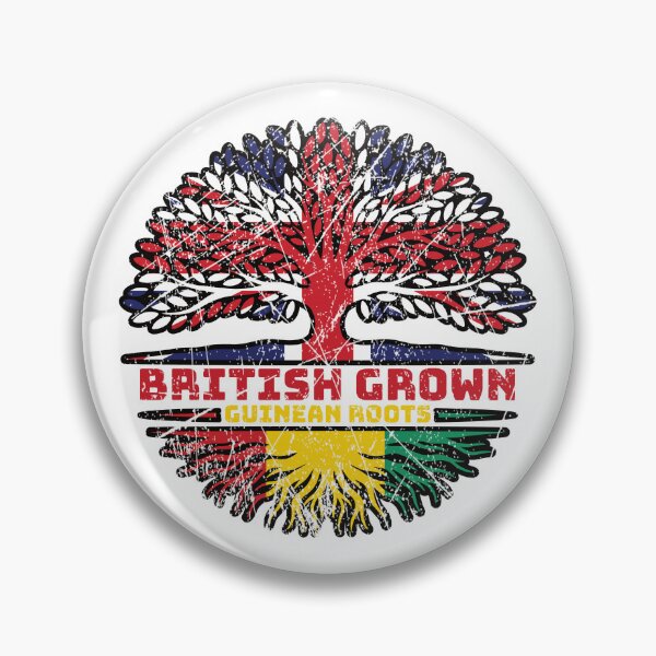 Item preview, Guinea Guinean British UK Tree Roots Flag designed and sold by FlagX.