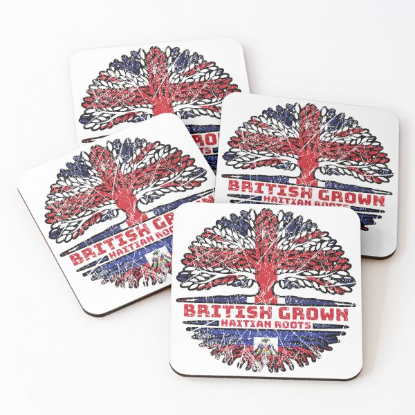 Item preview, Haiti Haitian Uk United Kingdom British Tree Roots Flag designed and sold by FlagX.