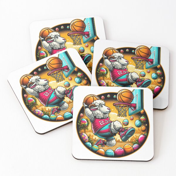 Item preview, lamb basketball Easter Funny animals    designed and sold by Expressions-Sel.