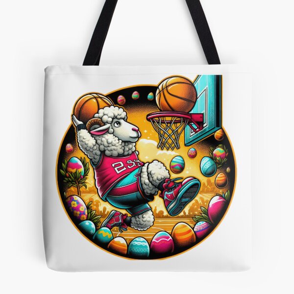 Item preview, lamb basketball Easter Funny animals    designed and sold by Expressions-Sel.