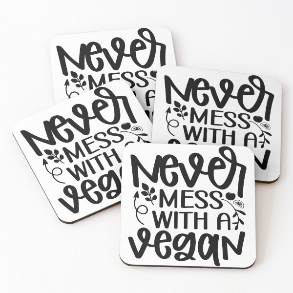 Item preview, vegan never mess with a vegan designed and sold by vandepasch.
