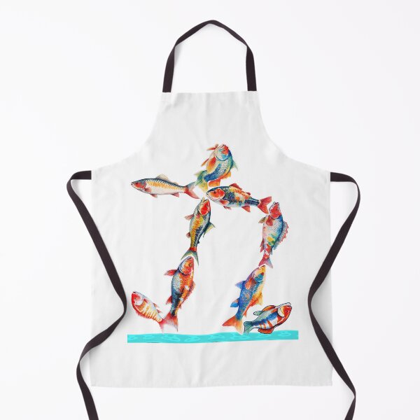 Item preview, Nine lucky fishes, cute Carps designed and sold by RoseAIArtRhythm.