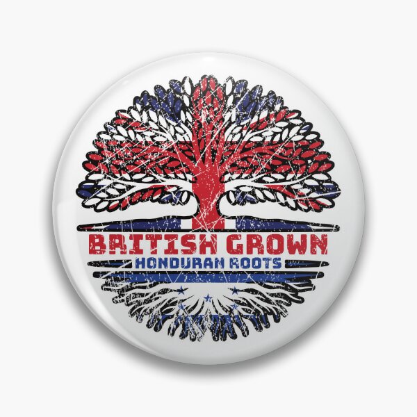 Item preview, Honduras Honduran Uk United Kingdom British Tree Roots Flag designed and sold by FlagX.