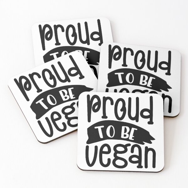 Item preview, proud to be vegan quote designed and sold by vandepasch.