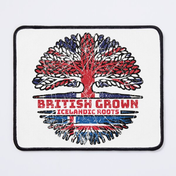 Item preview, Iceland Icelandic British UK Tree Roots Flag designed and sold by FlagX.