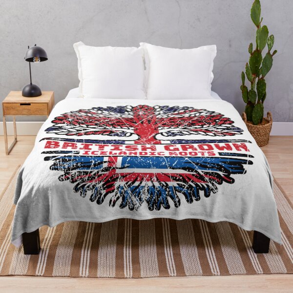 Item preview, Iceland Icelandic British UK Tree Roots Flag designed and sold by FlagX.