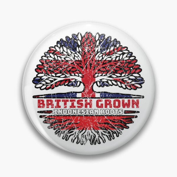 Item preview, Indonesia Indonesian Uk United Kingdom British Tree Roots Flag designed and sold by FlagX.