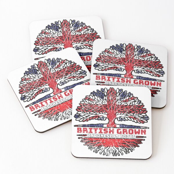 Item preview, Indonesia Indonesian Uk United Kingdom British Tree Roots Flag designed and sold by FlagX.