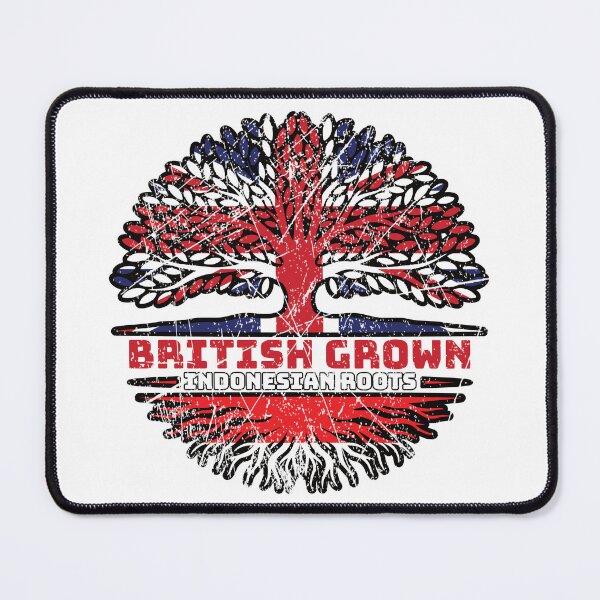Item preview, Indonesia Indonesian Uk United Kingdom British Tree Roots Flag designed and sold by FlagX.
