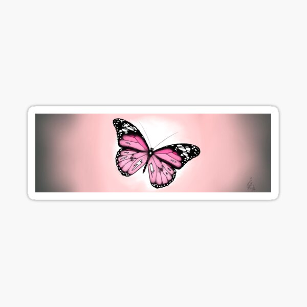 Farfalla Rosa Sticker