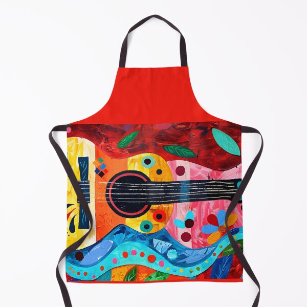Item preview, Cinco de Mayo Fiesta Guitar- Strumming in Style with Vibrant Vibes. Viva la Musica! designed and sold by OlfactoART Studio.