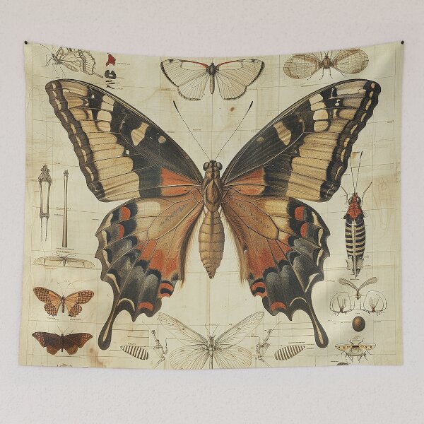 Item preview, Vintage Butterfly Art designed and sold by nomiraclehere.