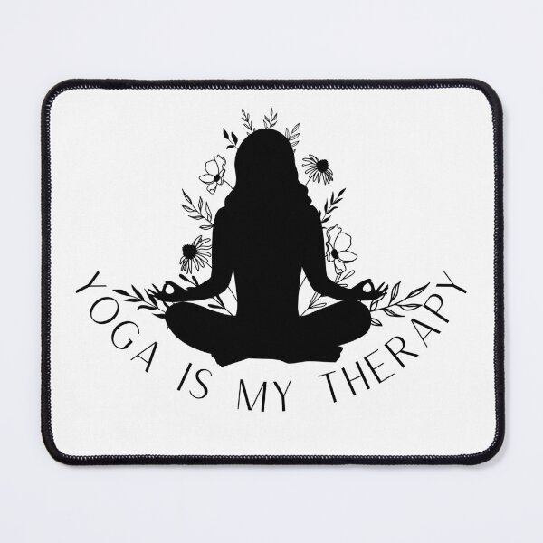 Item preview, Yoga is my therapy designed and sold by natykadesign1.