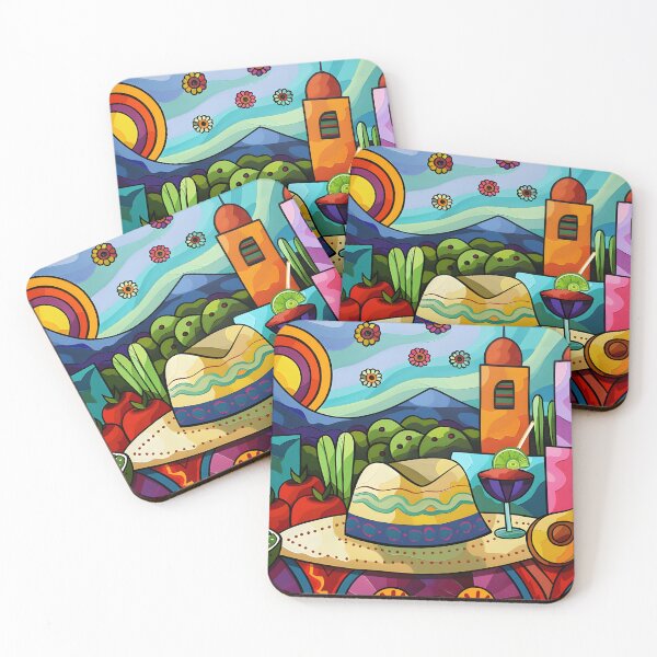 Item preview, Cinco de Mayo Fiesta Landscape Fiesta- A Vibrant Celebration of Mexican Culture designed and sold by OlfactoART Studio.