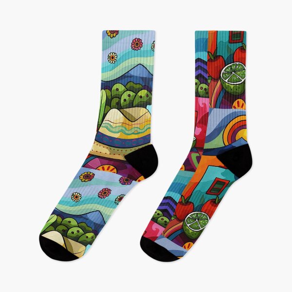 Artikelvorschau, Cinco de Mayo Fiesta Landscape Fiesta – Ein lebendiges Fest der mexikanischen Kultur entworfen und verkauft von OlfactoART Studio.