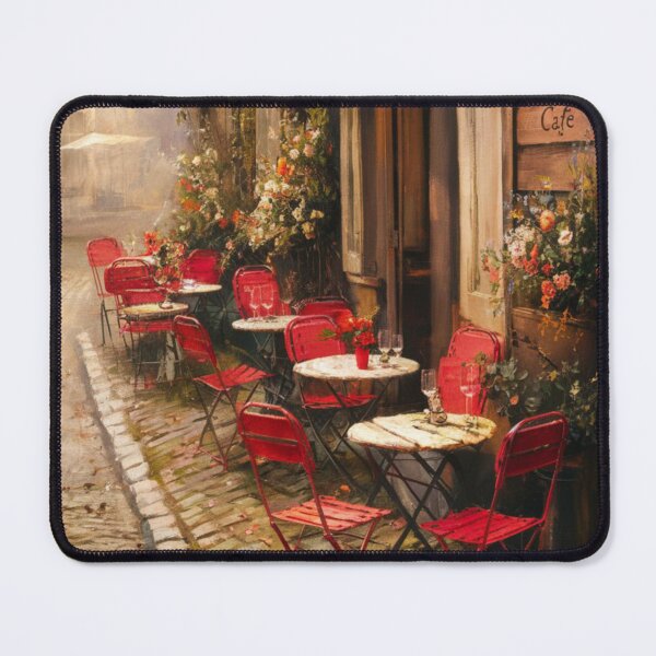 Item preview, “Paris Cafe” | Watercolor Painting of a Charming Café de Paris. By Carraann designed and sold by CARRAANN.
