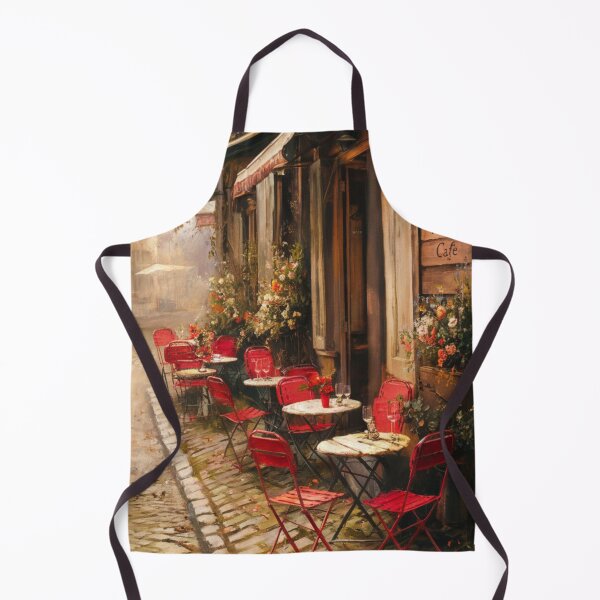 Item preview, “Paris Cafe” | Watercolor Painting of a Charming Café de Paris. By Carraann designed and sold by CARRAANN.