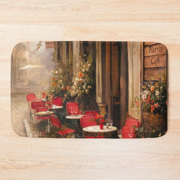 Item preview, “Paris Cafe”  | Watercolor Painting of a Charming Café de Paris. By Carraann designed and sold by CARRAANN.