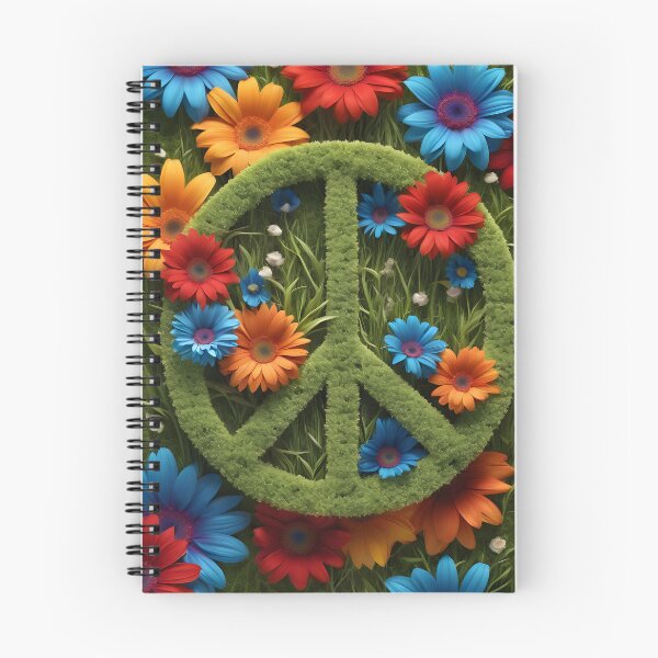 Item preview, Floral peace symbol designed and sold by Inspirationmotivation.