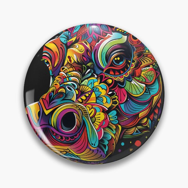 Item preview, Sugar Skull Hippo designed and sold by Brendon987.