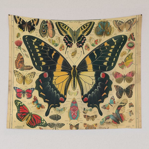 Item preview, Vintage Butterfly Art designed and sold by nomiraclehere.