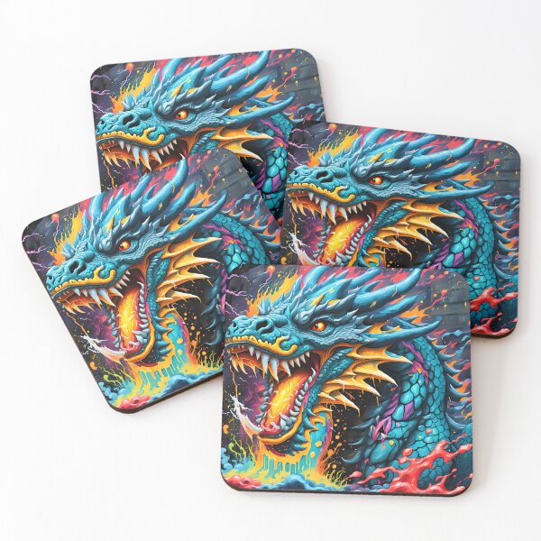 Item preview, Paint Splash Colourful Dragon designed and sold by Bright-Moonrise.