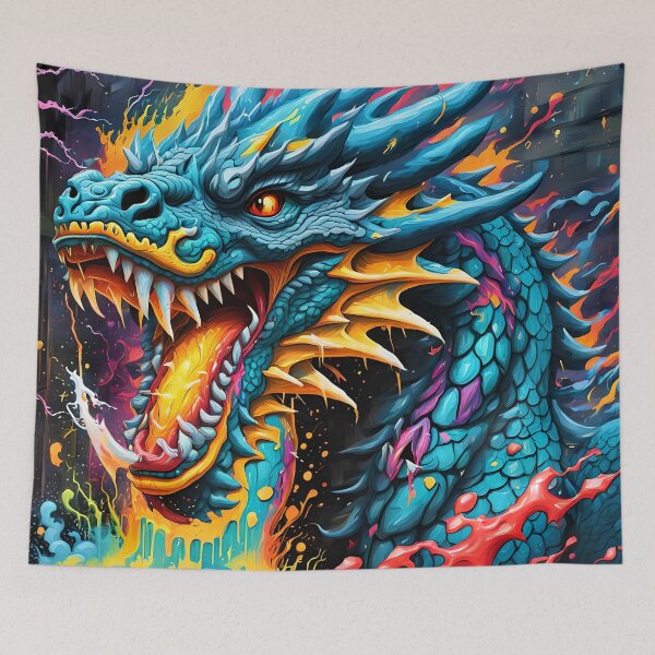 Item preview, Paint Splash Colourful Dragon designed and sold by Bright-Moonrise.