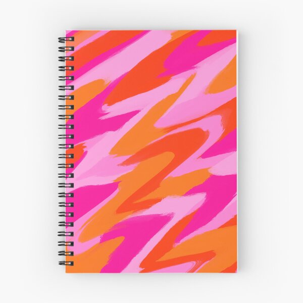 Item preview, Pink and Orange Marble Effect Wavy Abstract designed and sold by OneThreeSix.