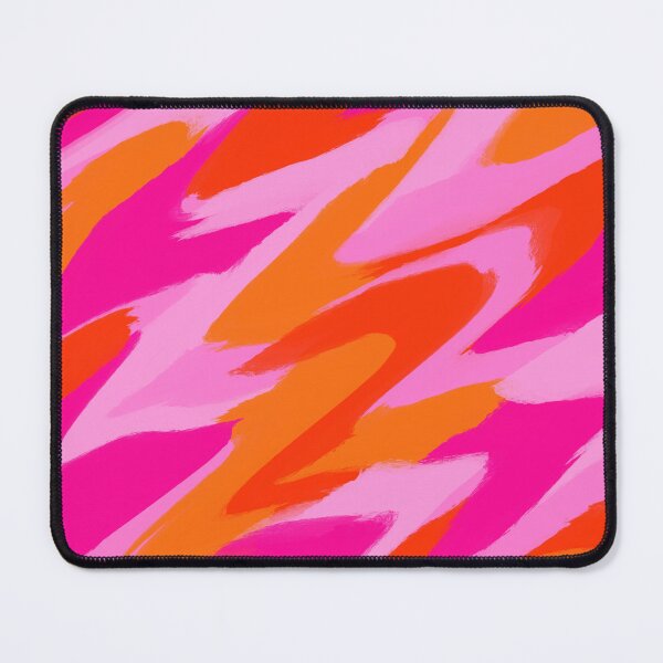 Item preview, Pink and Orange Marble Effect Wavy Abstract designed and sold by OneThreeSix.