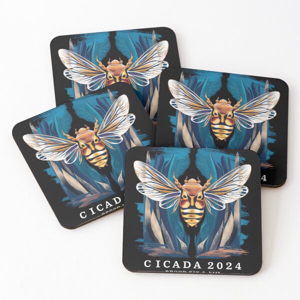 Item preview, "Cicada 2024 Brood XIX & XIII" Tee - Excellent design designed and sold by AI-volution.