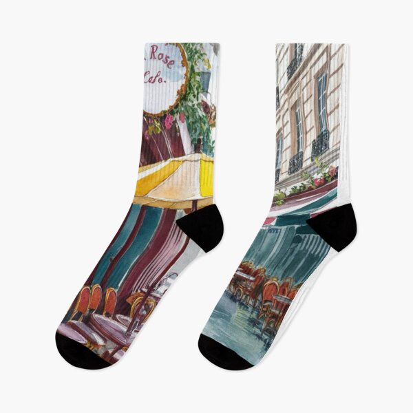 Item preview, Paris Cafe Watercolor Illustration … By Carraann designed and sold by CARRAANN.