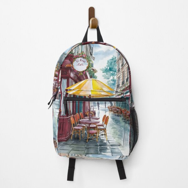 Item preview, Paris Cafe Watercolor Illustration … By Carraann designed and sold by CARRAANN.