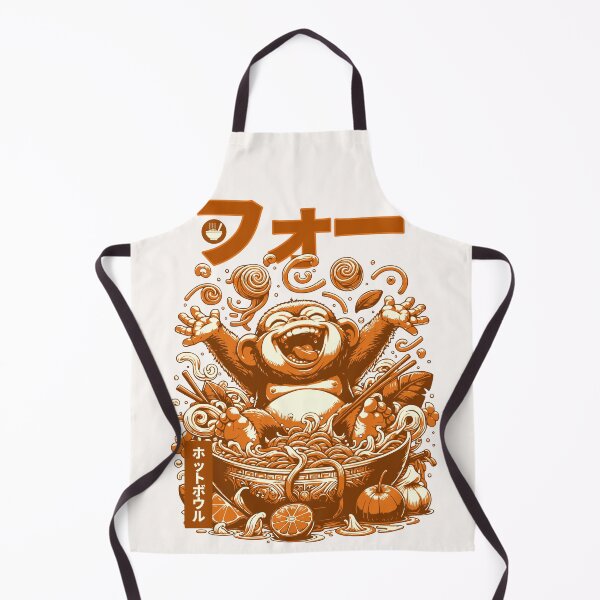 Item preview, Funny Japanese Monkey Ramen Anime - Retro Vintage Gift designed and sold by InkyGenies.