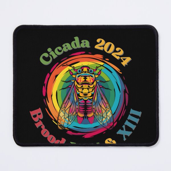 Item preview, "Cicada 2024 Brood XIX & XIII" Tee - Spectrum Color Design designed and sold by AI-volution.