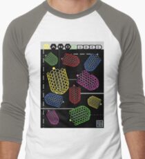 "Sheldon Wears Nanotubes"© Men's Baseball ¾ T-Shirt