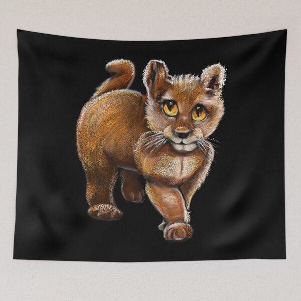 Item preview, Cute Lion cub Wild Lions Cats. Lion theme Cat themed gifts for women, men and children designed and sold by Artonmytee.