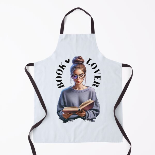 Item preview, woman with glasses reading a book bookworm book love designed and sold by Annika Shurafa.