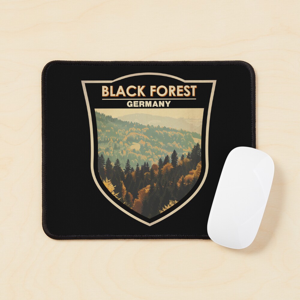 Black Forest Germany Travel Art Badge Sticker