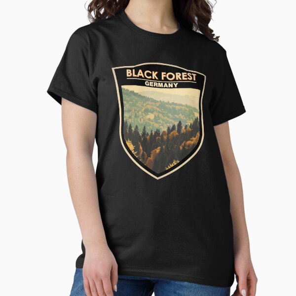 Item preview, Black Forest Germany Travel Art Badge designed and sold by KrisSidDesigns.