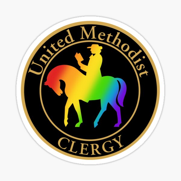 Item preview, Methodist clergy rainbow emblem designed and sold by Abbmay97.