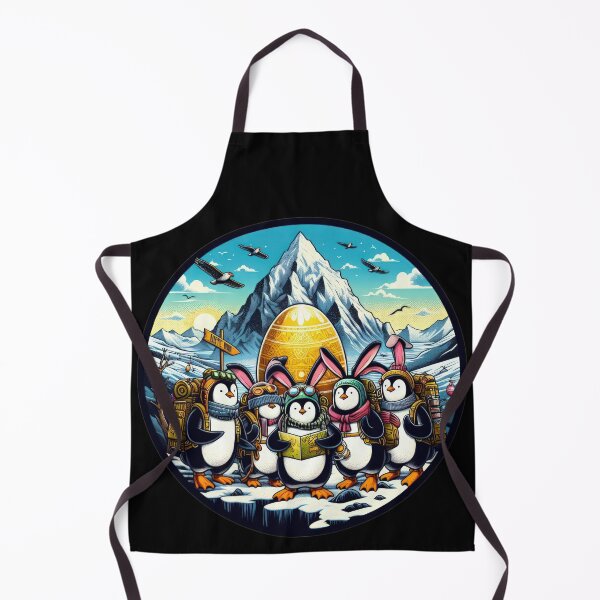 Item preview, penguin expedition for golden egg Easter Funny animals designed and sold by Expressions-Sel.
