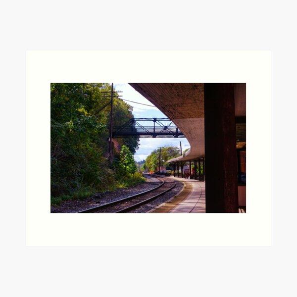 Railroad Station Art Print