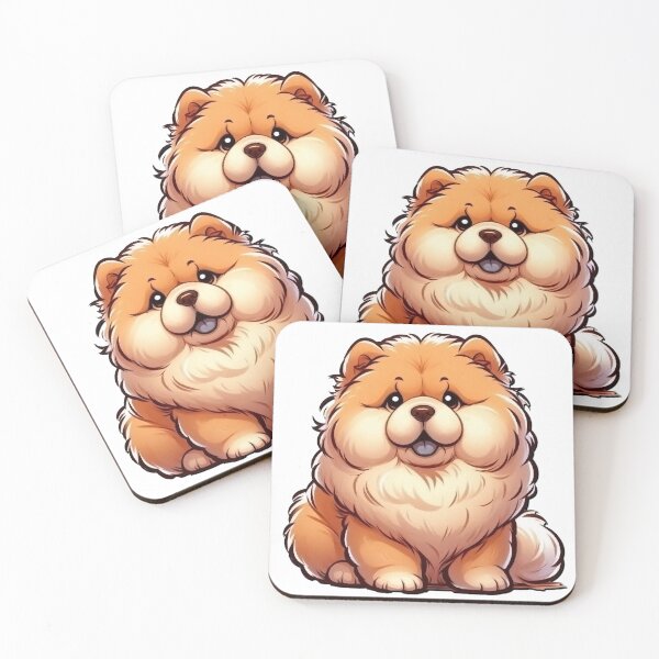 Item preview, Cutest Cartoon Chowchow Puppy  designed and sold by Scandinavian-Ai.