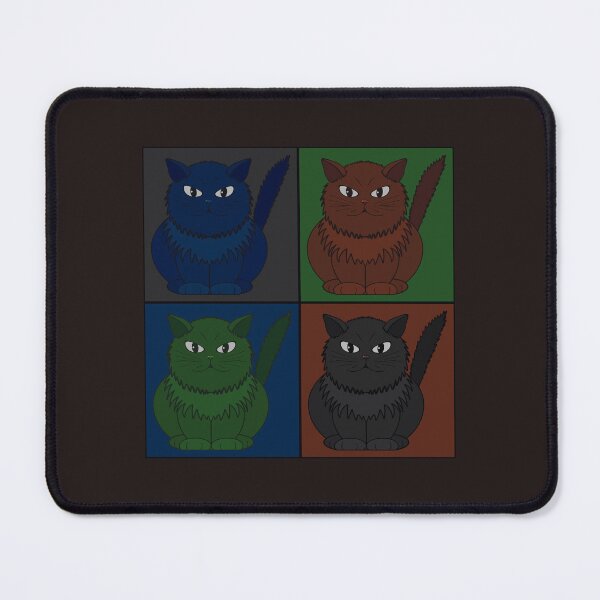 Item preview, Pattern with the cat Tomeo in squares designed and sold by Cherevan.