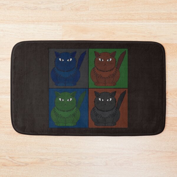 Item preview, Pattern with the cat Tomeo in squares designed and sold by Cherevan.